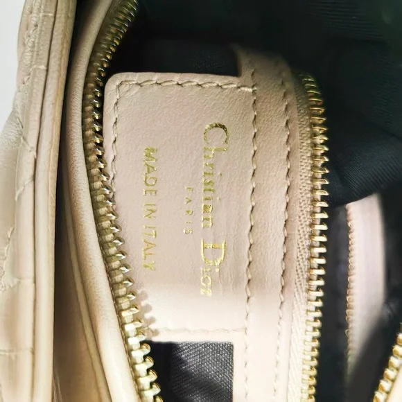 Dior Light Pink Cannage Leather Lady Dior Bag - Picture 10 of 11